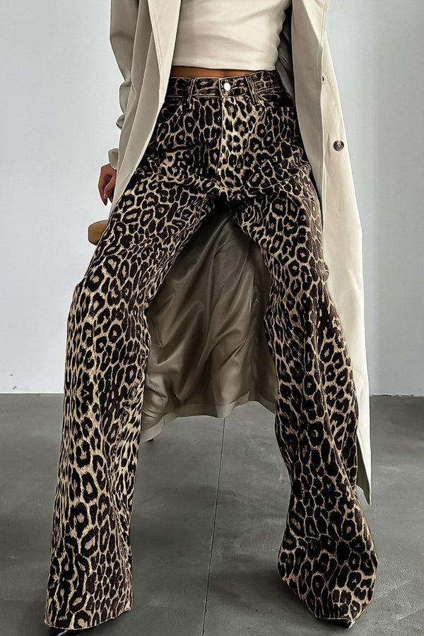 Nyla Leopard Pants