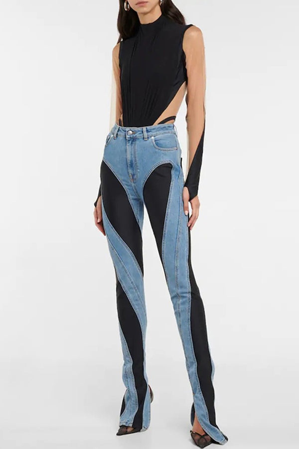 Jolene Mesh Panelled Spira Jeans