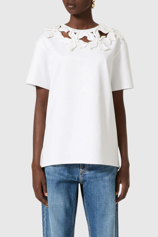 Juliete Floral Hollow T-shirt