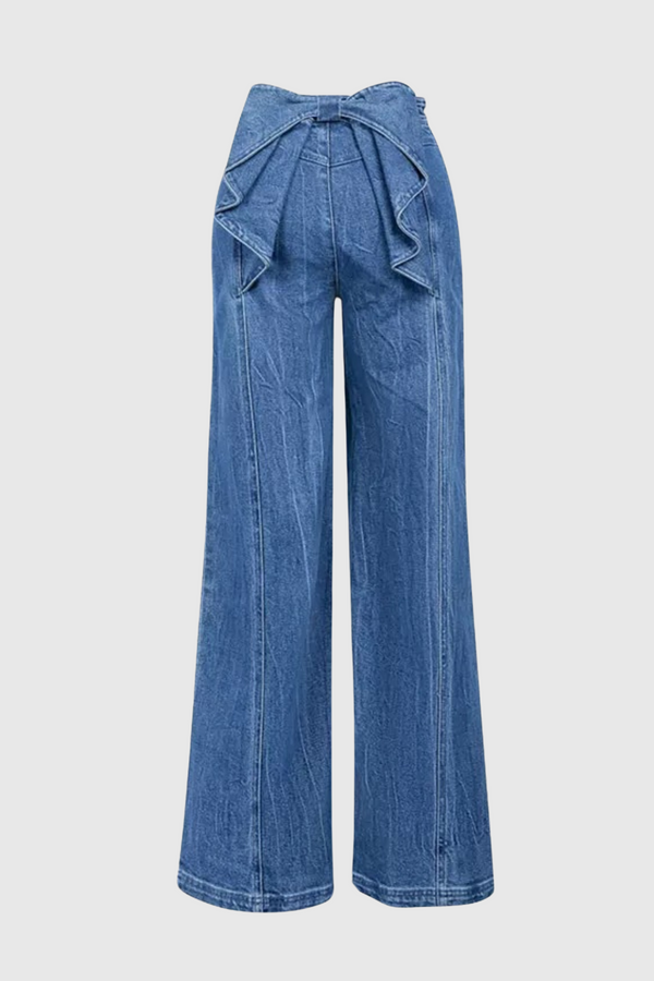 Maroso Back Bowknot Jeans