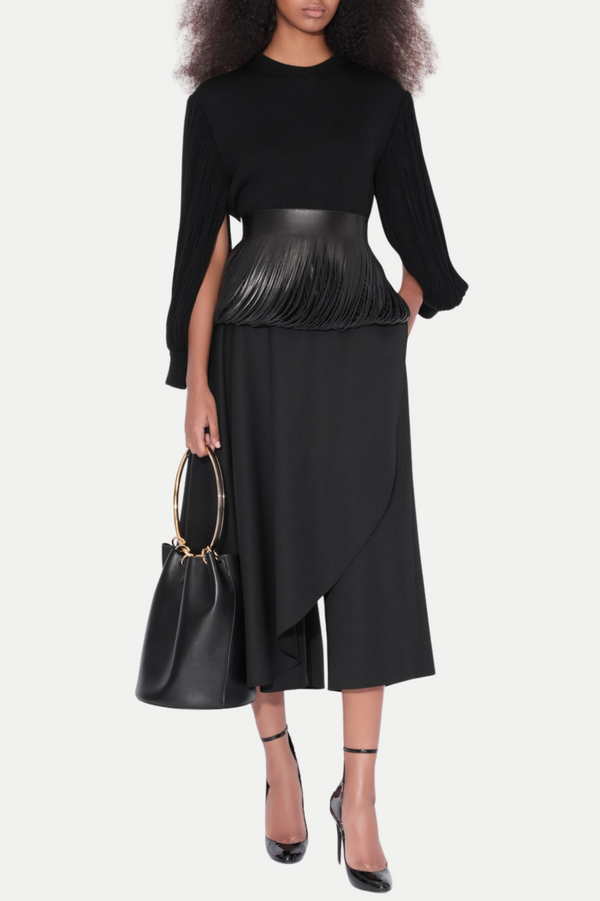 Odetta Asymmetric Skirt Trousers