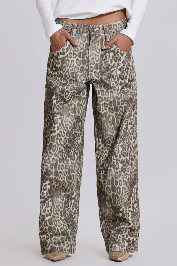 Veda Leopard Fade Jeans