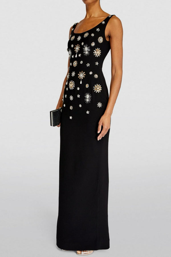 Waverla Diamante Embellished Maxi Dress