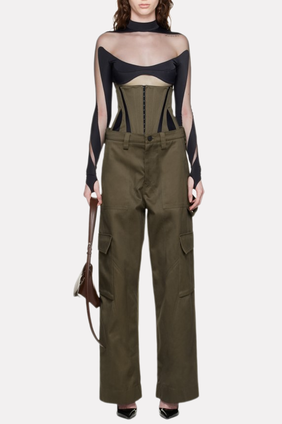 Zaniya Cargo  Corset Pants Set