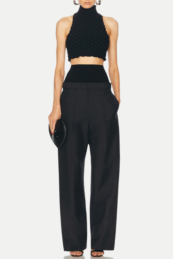 Zinia High-rise Double Layered Pants